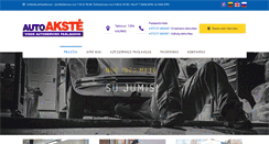 Desktop Screenshot of akste.lt